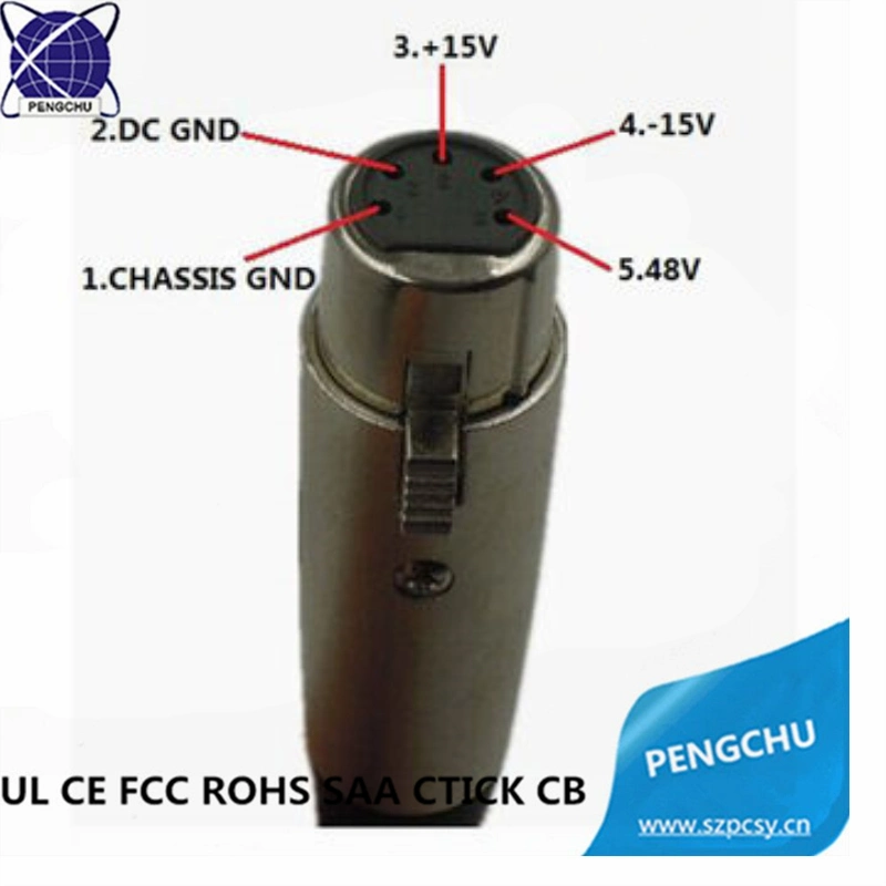 48V 0.25A +15V 2.5A -15V 2.5A Salida Triple AC DC de alimentación de conmutación