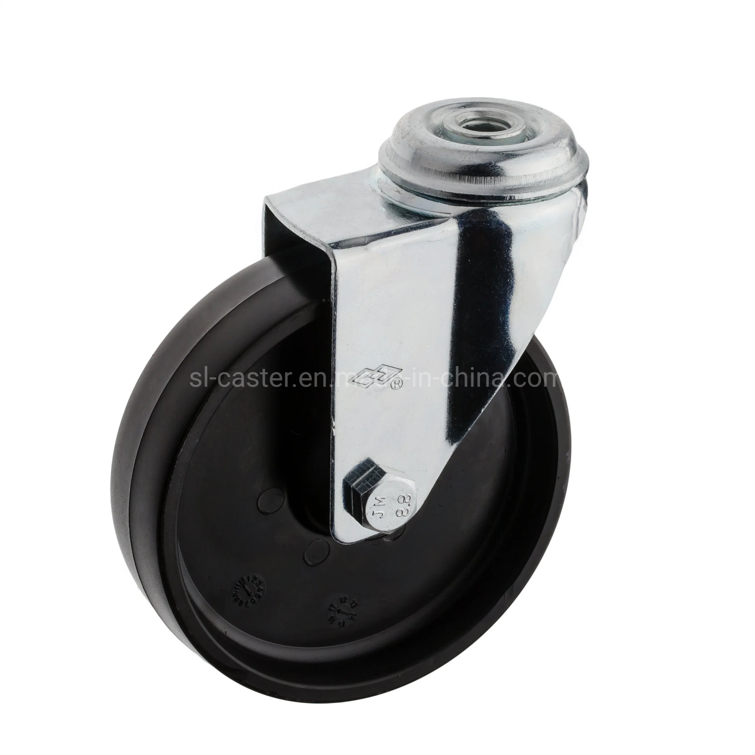 Swivel Bolt Hole PP Wheel Instrumental Caster