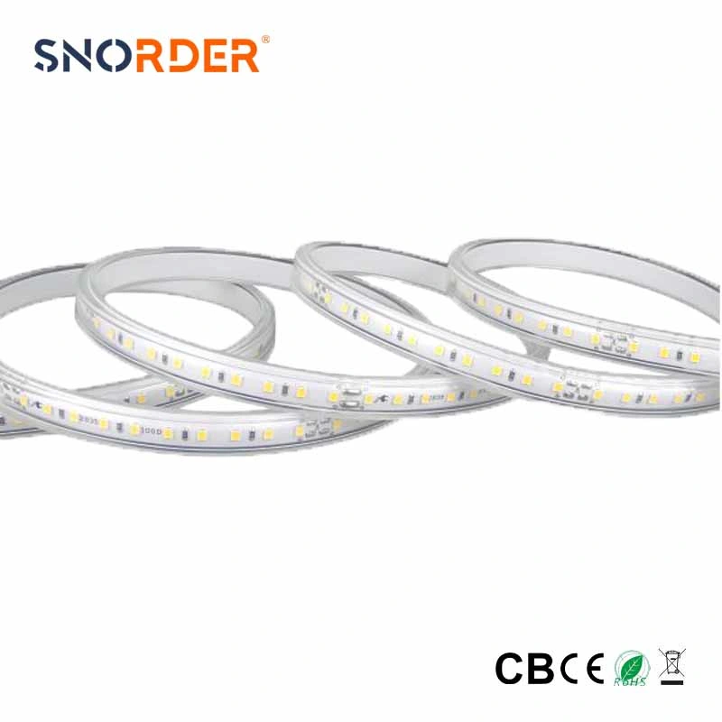 Dekarating Beleuchtung IP65 LED Streifen 2835-100D-10mm-220V-kein Draht Streifen 10cm/Cut