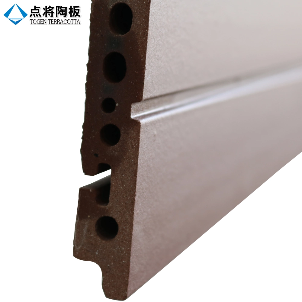 Curtain Wall Groove Terracotta Panel with Customization