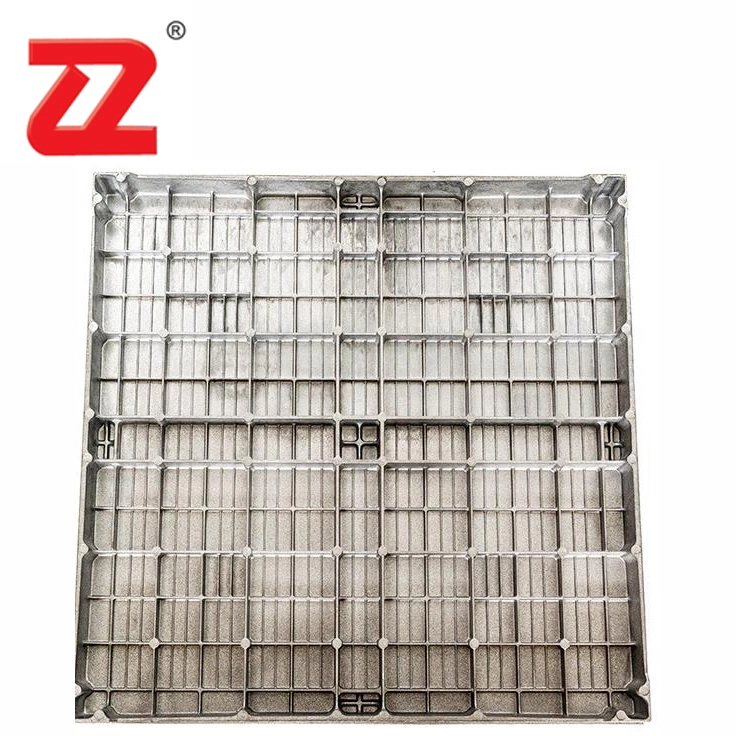 A1 Feuerschutzklasse Aluminium Solid Panel / perforierte Bodenplatte für Rechenzentren, Computerräume, Bildungseinrichtungen, die Casinos, Reinräume, Bibliotheken