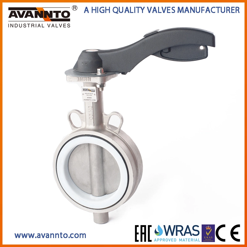 Saf2205 Saf2507 1.4529 1.4469 1.4462 1.4408 CF3 CF3m F53 F55 Ss Duplex Stainless Steel Butterfly Valves