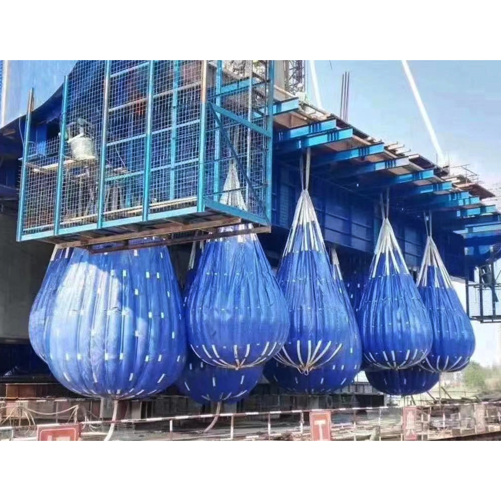 Sea Heavy Duty Equipment New Assembly Complete Load Weight Lift Test Water Storage Bag with Anti Wear Custom Pattern Capacity