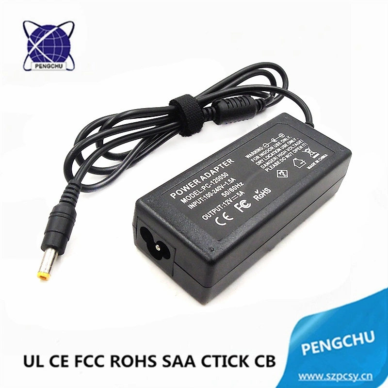 desktop 60w 24v 2.5a power adapter 24 volt power supply with UL CE FCC RoHS SAA CB