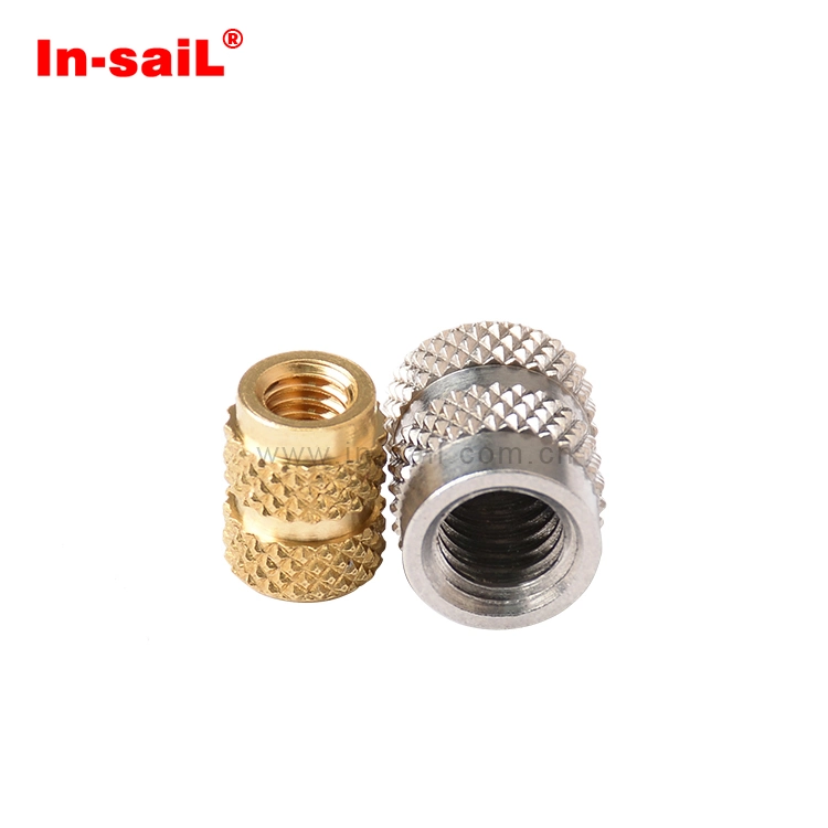 Round Brass Threaded Insert Nut of Plastic Case