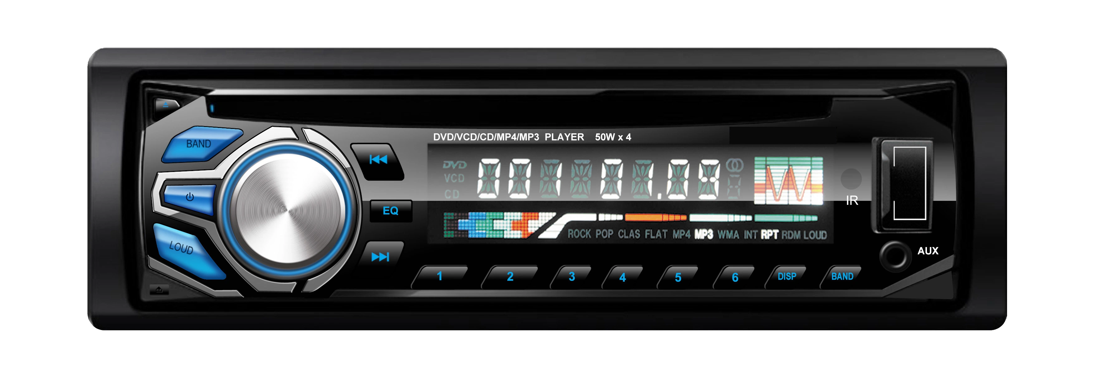 in-Dash Single-DIN FM Player Car DVD Player