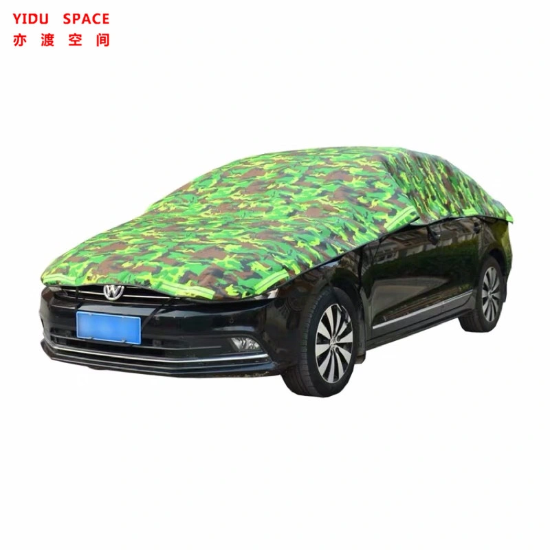 Accessoires de voiture de camouflage de gros de l'argent facile à installer le couvercle de voiture automatique permet de protéger votre voiture dans une tempête de grêle