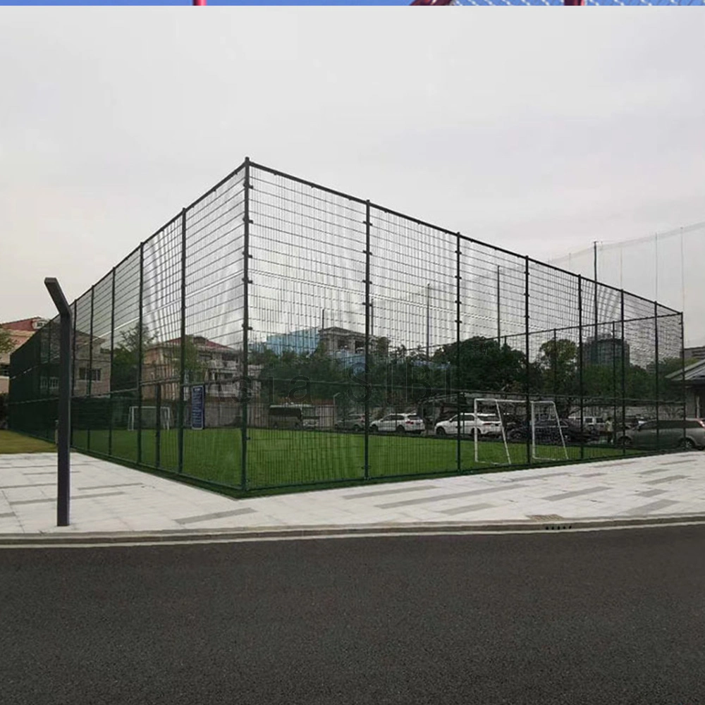 Wall Fence Factory Stadiums Palisade Fencing China Electric Galvanized Surface Treatment Metal Football Field Fence