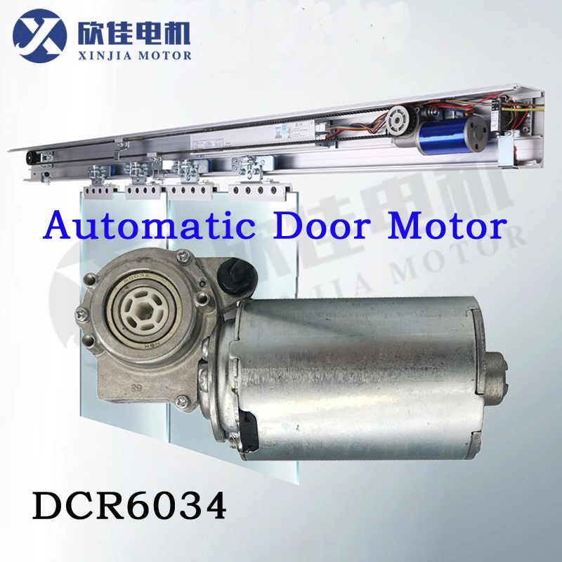 DC Electric Geared Motor Dcr6034 with Capacitor for Automatic Induction Door