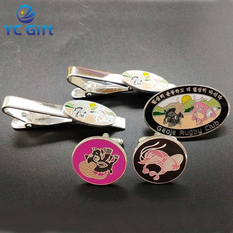 Professional Custom High-Quality Fashion Metal Tie Bar for Promotion with Any Logo Printed Men Gift Set Logo Tie Clip