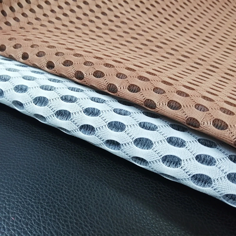 Original Factory Recycled 10mm 15mm 20mm Heavy Weight Warp Knitted 3s Reinforcement 100% Polyester 3D Air Spacer Sandwich Thick Supportive Mesh Fabric for Mattress