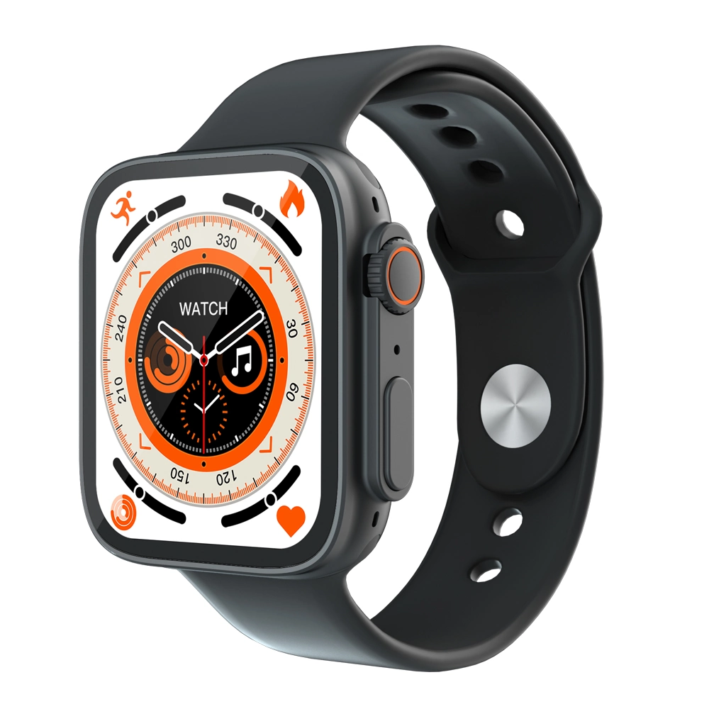 2023 Kronus 2.0inch Big Screen Full Touch Bluetooth Call Heart Rate Blood Pressure Sleep Monitoring Zinc Alloy A8 Ultra Sport Smartwatch Smart Watch Wrist Watch