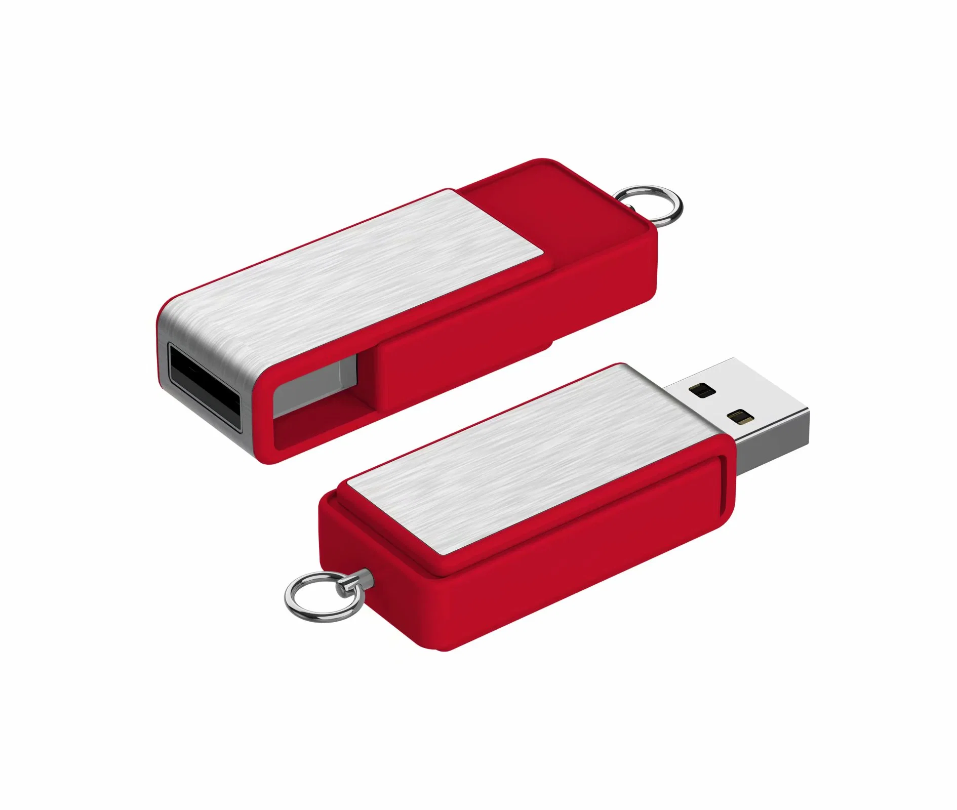 2019 New Design with Metal and Plastic Upper USB Flash Drive