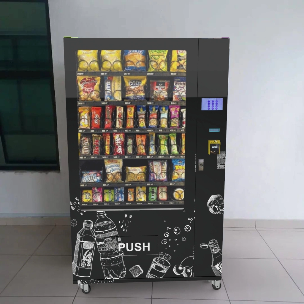 Automatic Combo Snack Beverage Drink Vending Machine with CE and ISO9001 Certificate