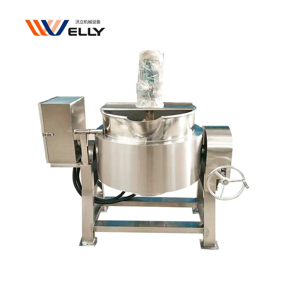 Best Price Cooking Machine for Jam Double Jacketed Cooking Mixer for Sugar Candy Choclate Vegetable and Fruit