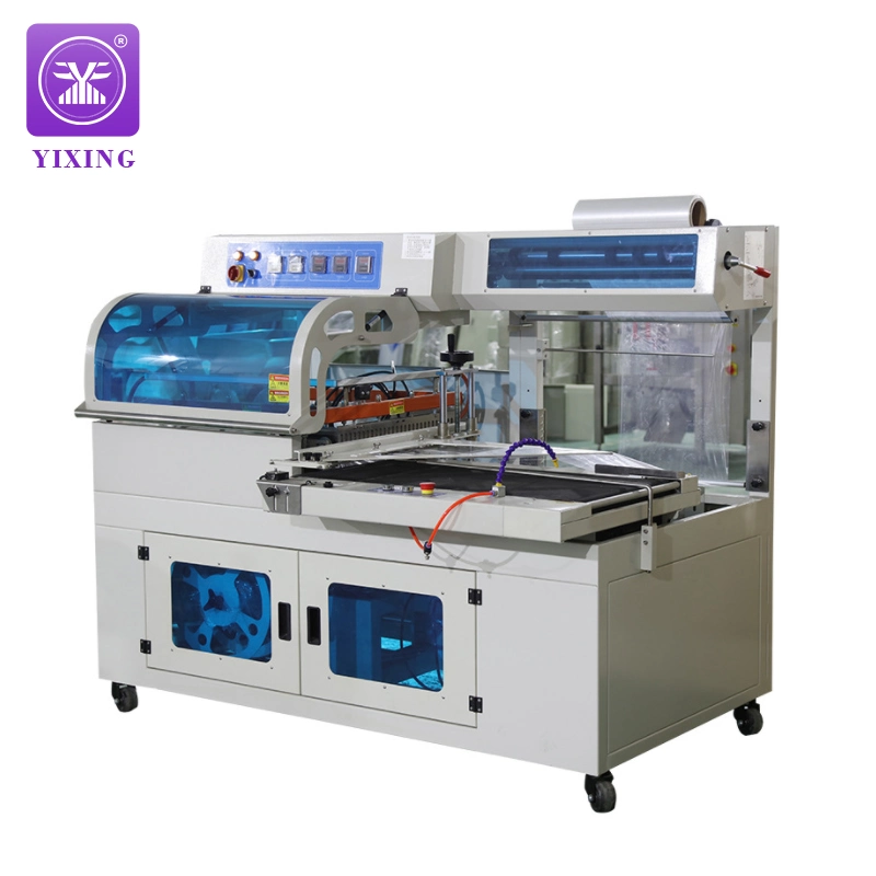 Yixing Automatic Bottle Shrink Film Sealing and Cutting Machine Egg Carton Shrink Film Edge Sealing and Packing Machine