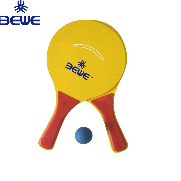 Bbr-2001 OEM Printing MDF Beach Racket Set