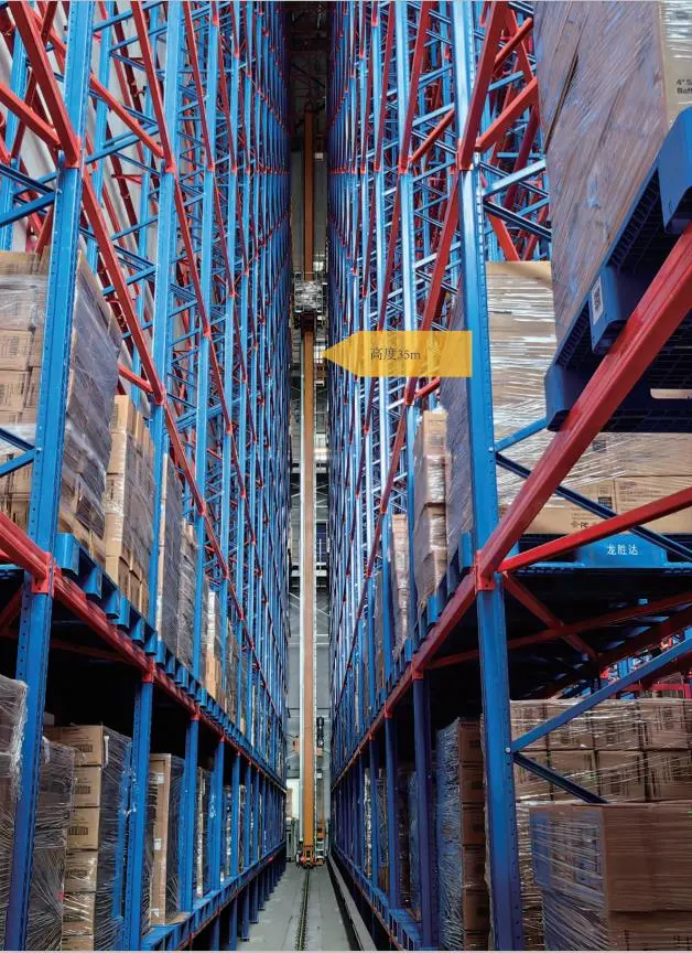 Ebiltech Conventional Single Column Stacker Crane for Automatic Warehouse Racking Storage System