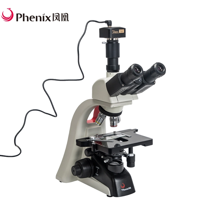 Popular 40X-1600X Trinocular Laboratory Biological Microscope with Camera TV Tube pH100-3A41L-Ep