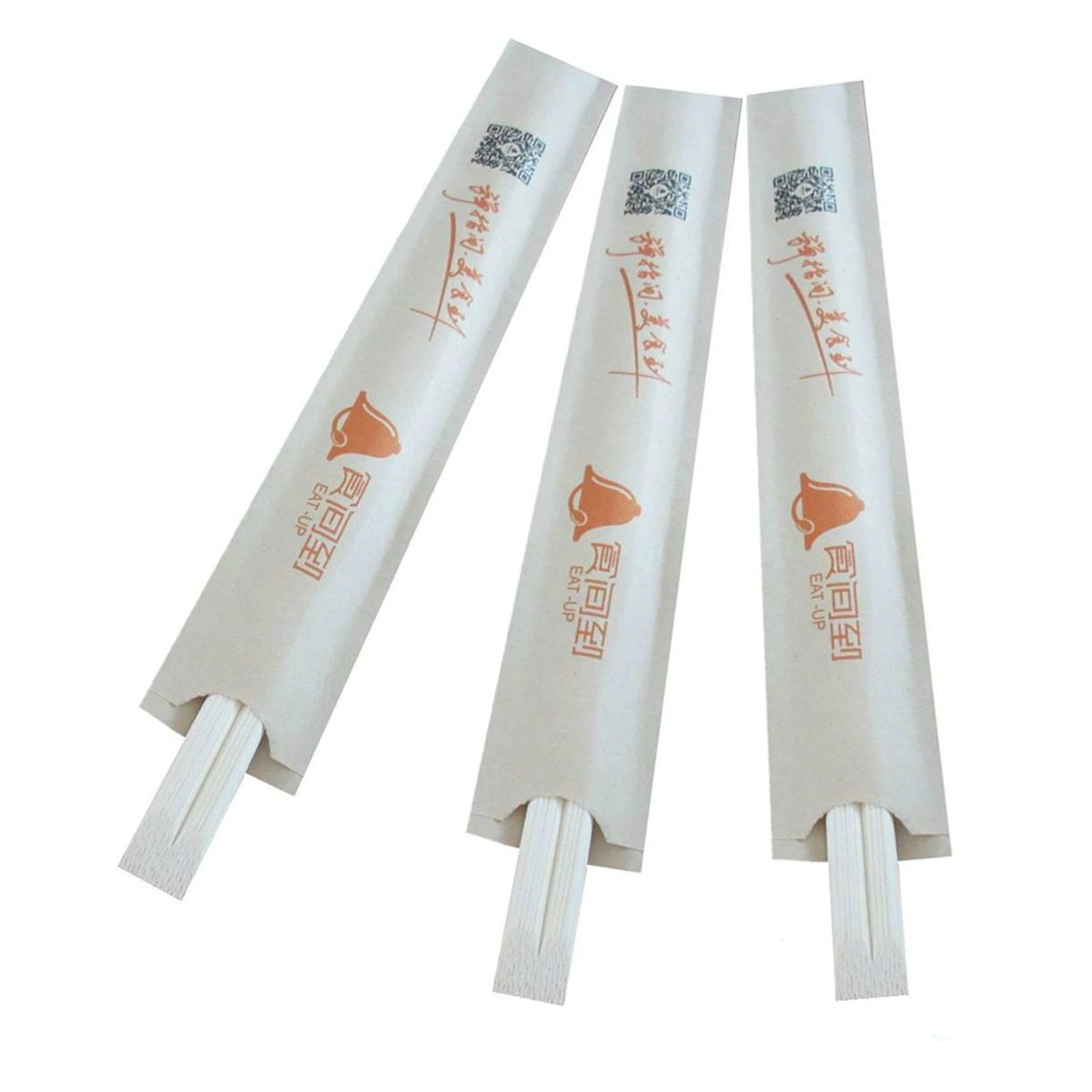 Home & Garden Eco-Friendly Half Paper Sleeves Chopsticks Disposable Bamboo Products