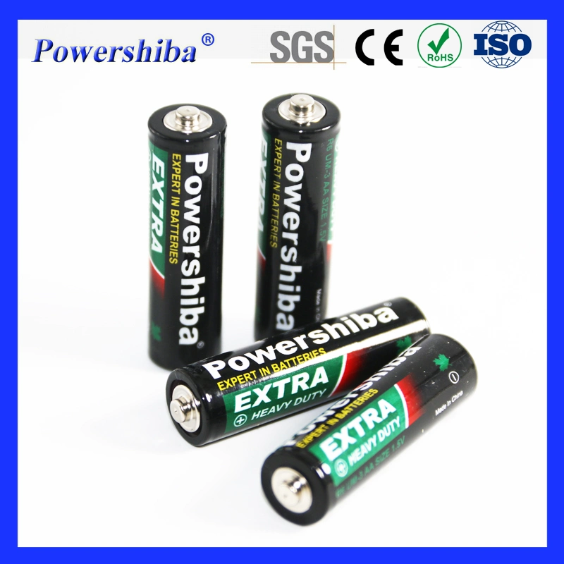 Powerful 1.5V Carbon Zinc Primary Dry Cell Battery Size AA Battery