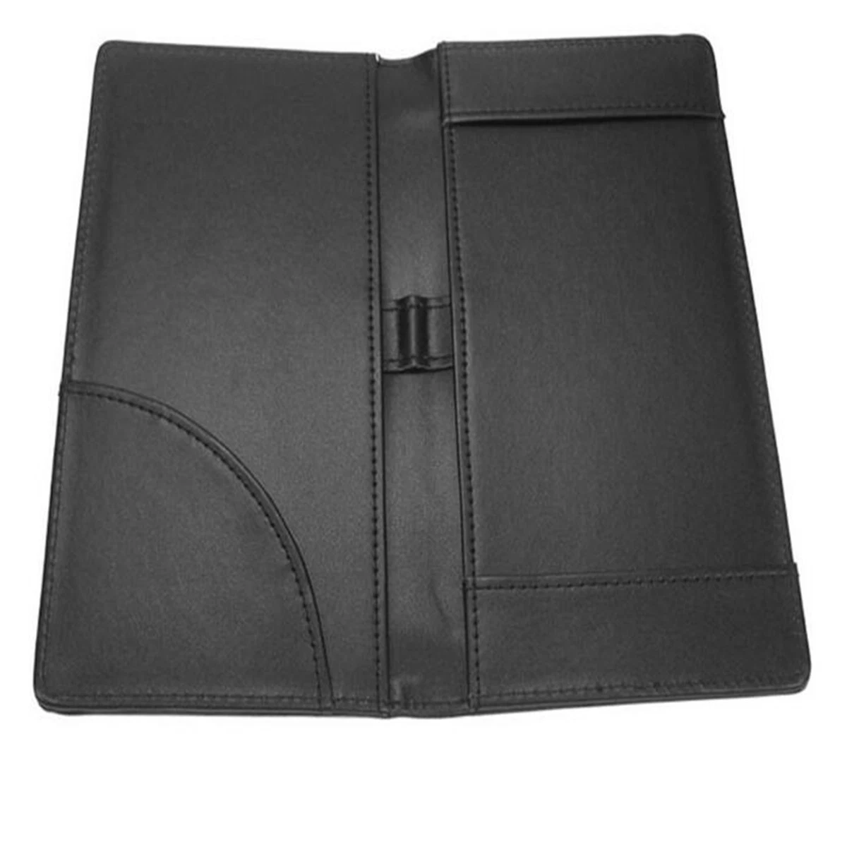 PU Leather Restaurant Magnet Bill Folder with Pen Holder