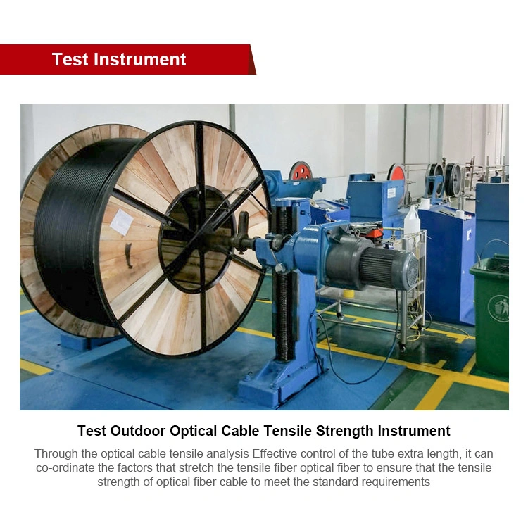 Werkseitige Lieferung Koaxialkabel 12/24/36/48 ADSS Fibra Optica Kabel