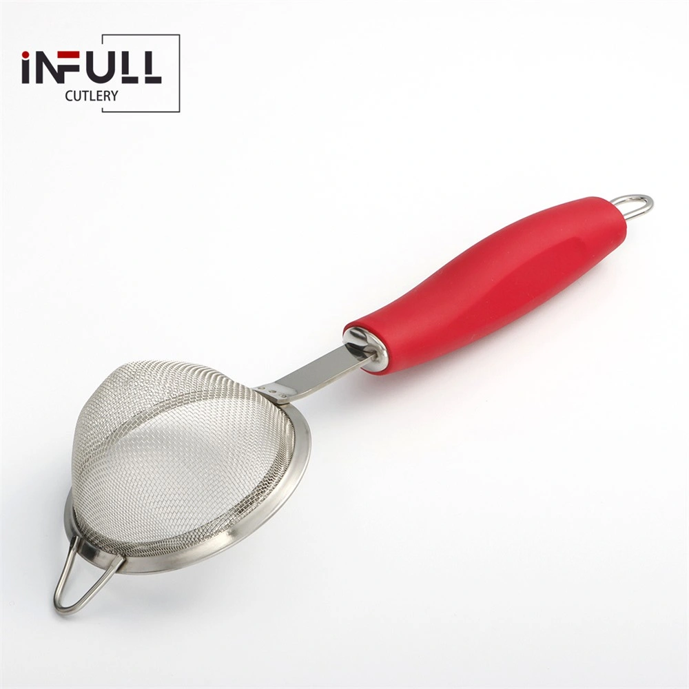 Stainless Steel Skimmer Spoon 8.8cm Mesh Food Strainer