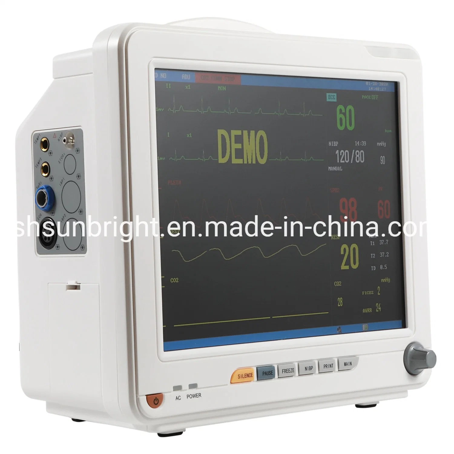 12.1inch LCD Bedside Patient Monitor/Hospital Use Patient Monitor Sun-603K