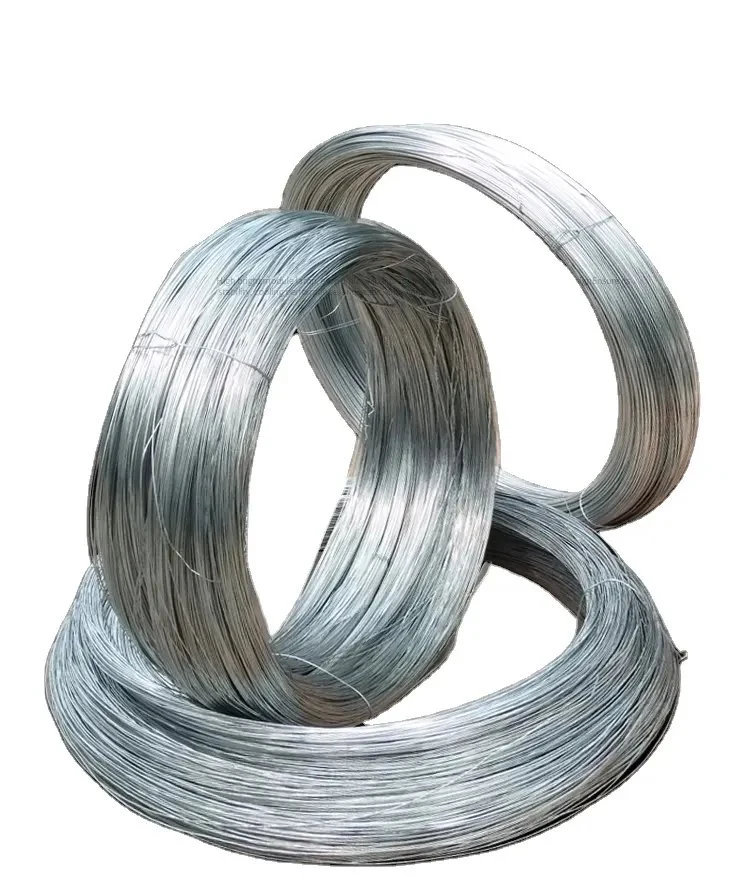 Cruce caliente Bwg 16 de 20 de hierro galvanizado de acero Gi Metal pesado Rebar fabricante de alambre recubierto de Nylon atado con alambre vinculante