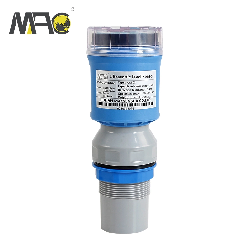 Macsensor Ultrasonic Water Tank Liquid Depth Level Measuring Instruments and Water Level Sensor