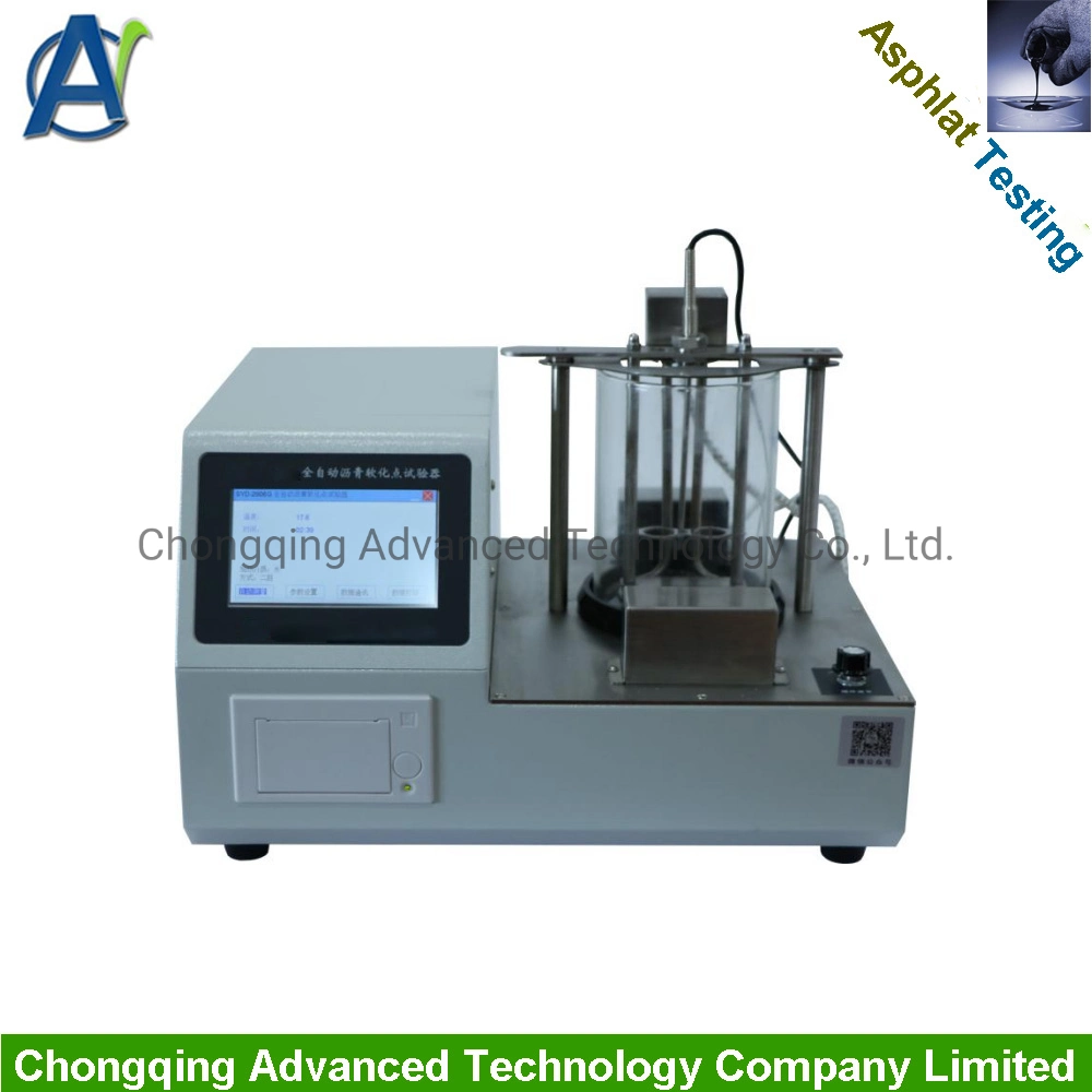 Automatic Ring and Ball Test Equipment for Various Asphalts.