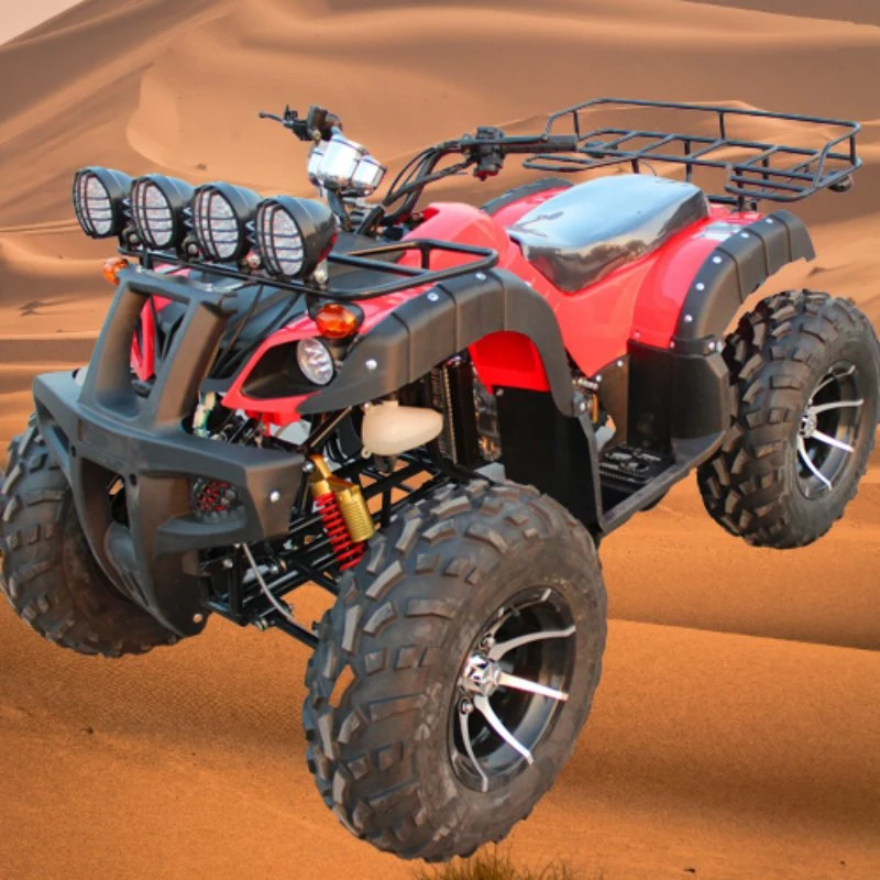 250cc gasolina ATV conducción comodidad Diseño de tubo de escape doble