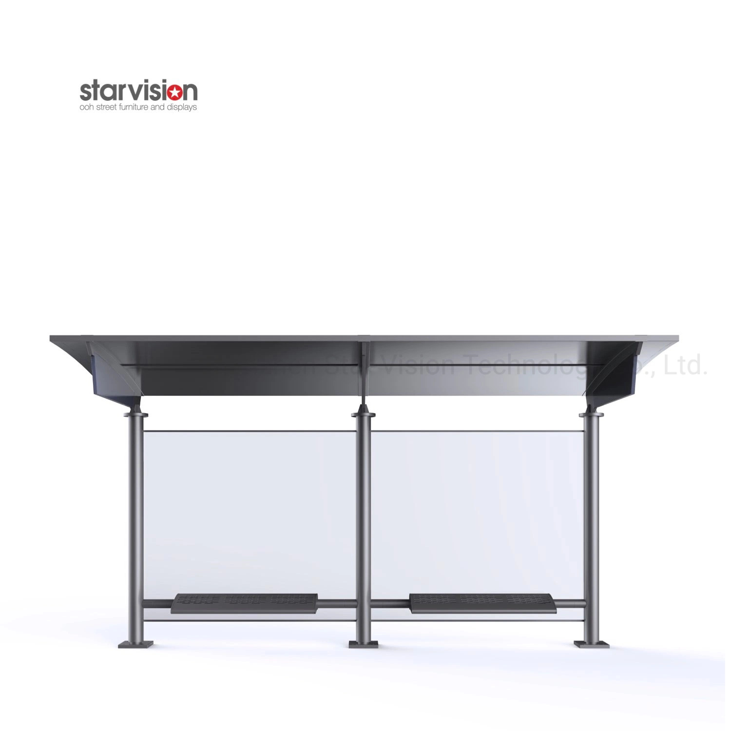 Ooh Furniture Simple Design Steel Custom Advertising Bus Stop