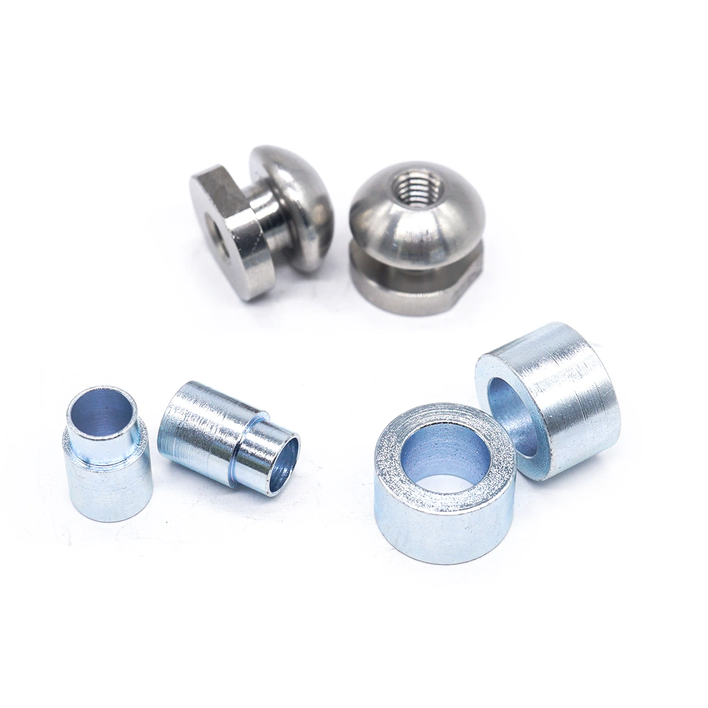 Customized High quality/High cost performance  CNC Machining Parts Galvanized Ring Connect Axle Sleeve Bushing CNC Turning Fixed Fitting