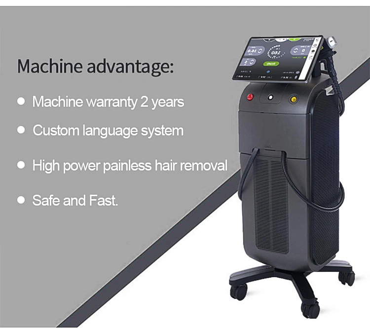 Medizinische Laser-Verteiler Kosmetik Titan 808nm Diode Laser Haarentfernung Maschine Beauty Salon Hautpflege Gesichtsausrüstung Lieferant