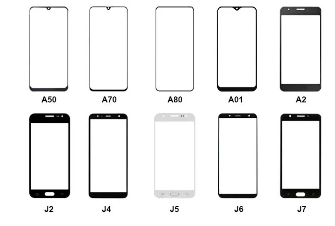 Mobile Phone Accessories Glass with Oca for iPhone Glass PCA Factory Wholesale/Supplier Different Brands and Models for iPhone for Samsung Glass Oca LCD