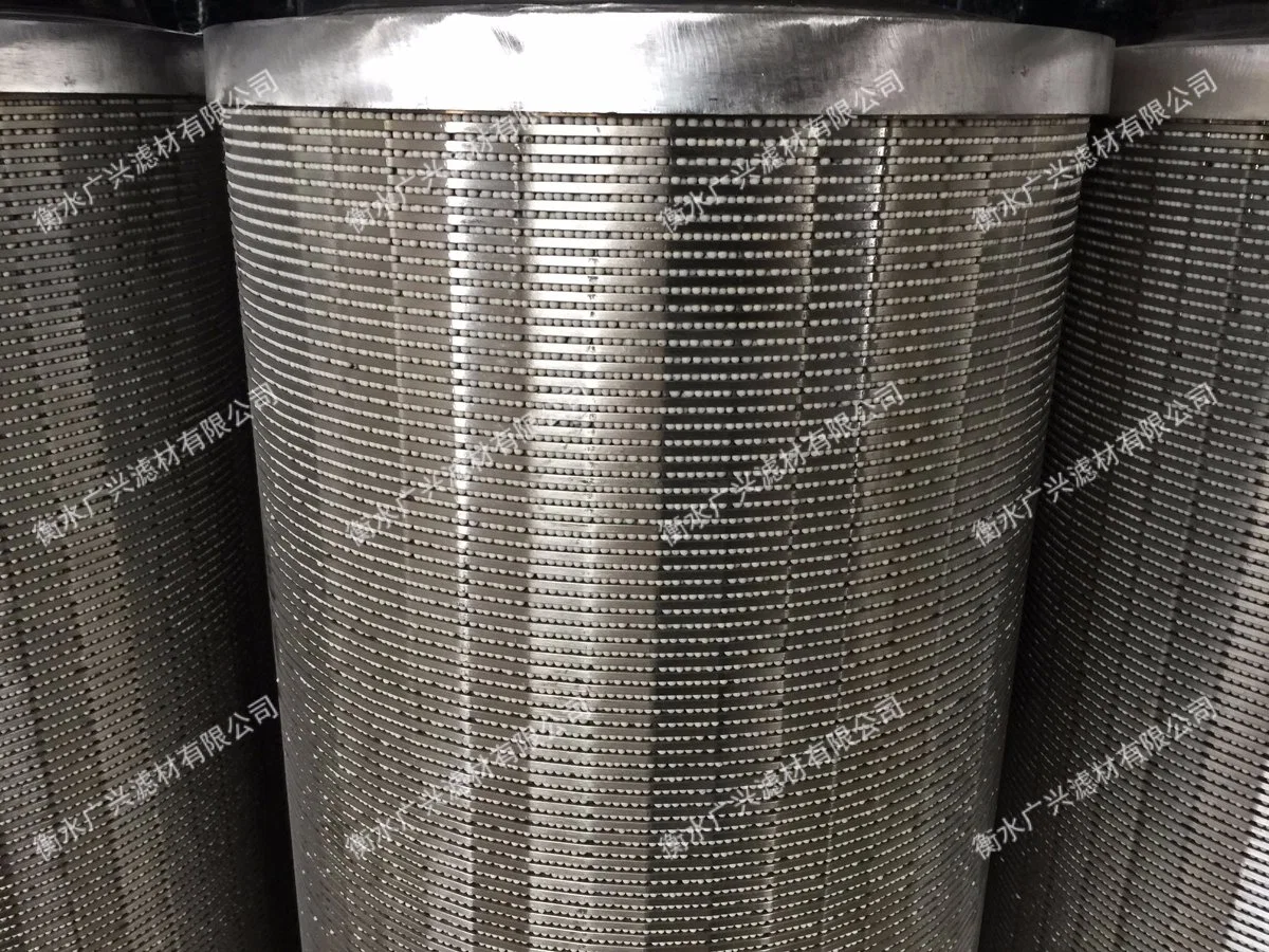 Stainless Steel/Carbon Steel Wedge Wire Screen Pipe Cylinder