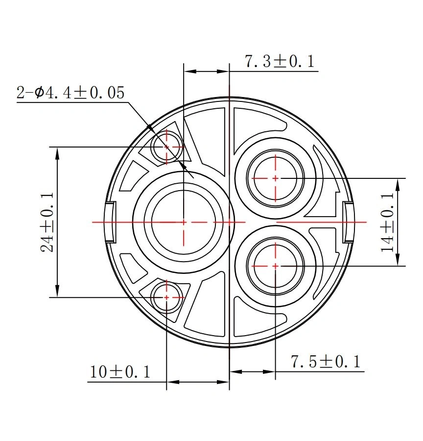 40mm Ceramic Valve Core Without Distributor (YLD40-05)