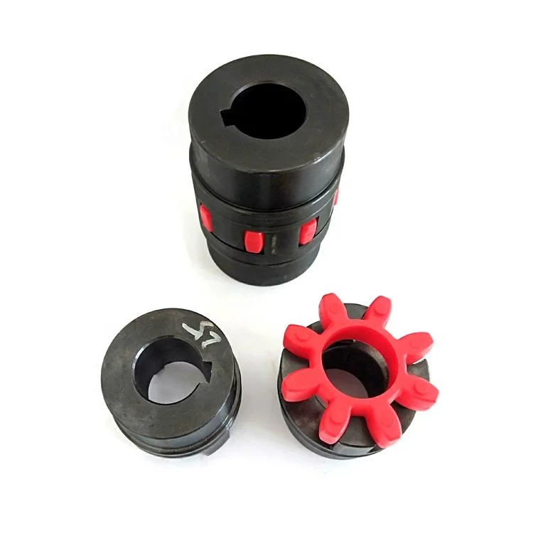 Star Type Spider Jaw Coupling Flexible Rubber Shaft Coupling