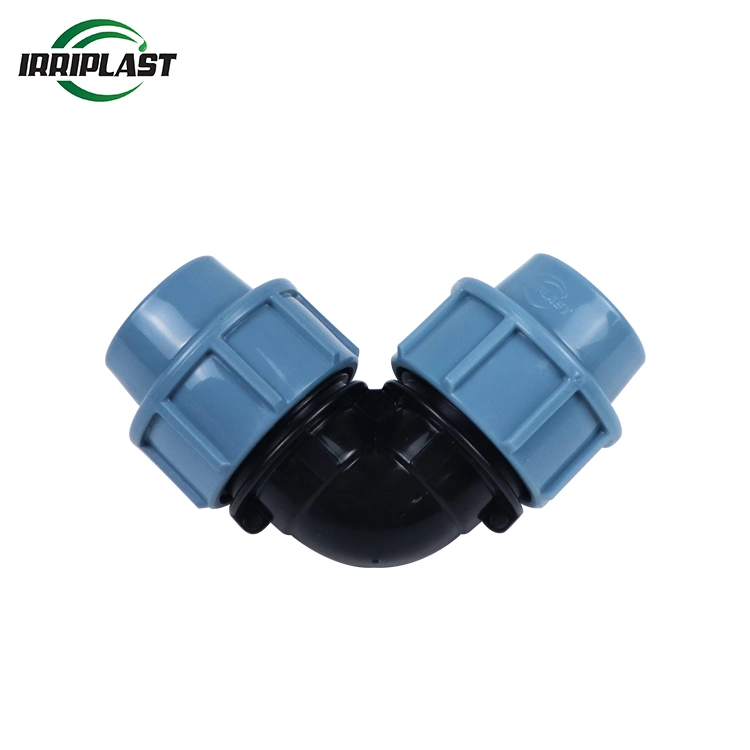 Elbow ISO17885 Standard Pn10 HDPE Compression Fittings Push Fit Pipe Fittings