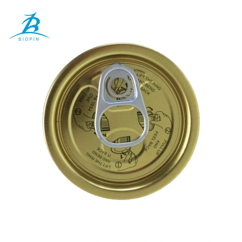 # 202 52mm Tinplate TFS Lid Full Open Can Cover for Food Ketchup Tuna Tin Can