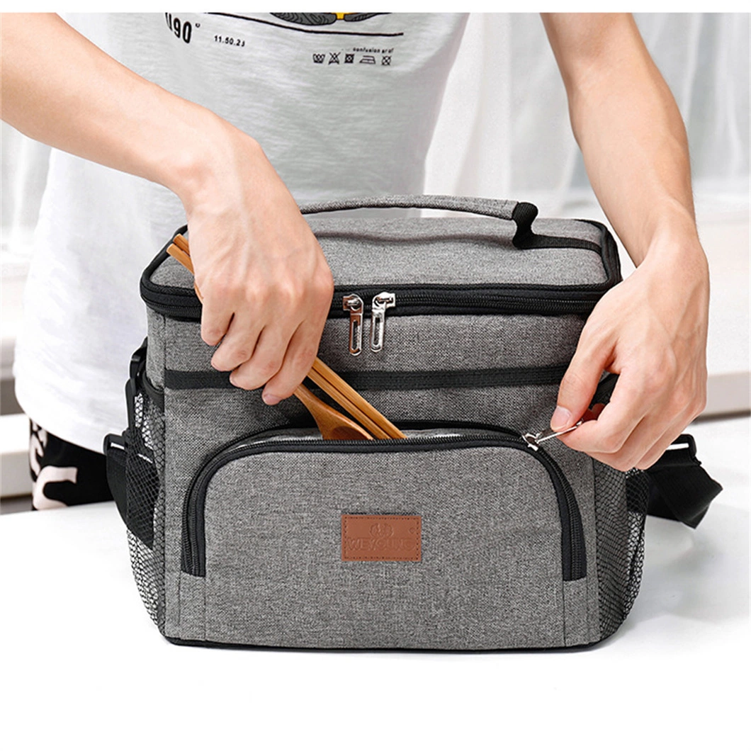 Top Quality Customized New Insulated Lunch Thermal Non Woven Food Delivery Cooler Bag, Promotion Portable Wine Cooler Bag