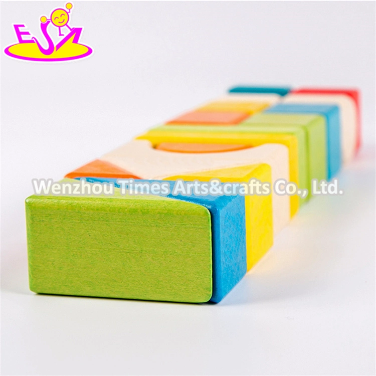 New Design Best Preschool Construct Wooden Blocks Toys for Kids W13c034