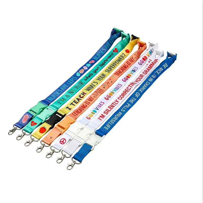 Custom Lanyard Keychain for Gym Keys ID Card Badge Holders Neck Straps Hang Rope Lanyard