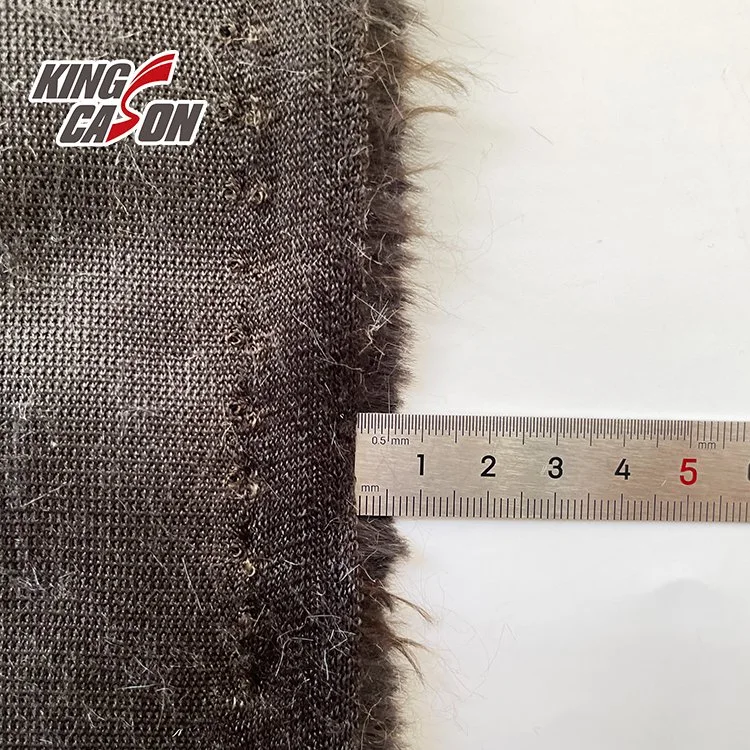 Kingcason الفاخرة الطباعة المخصصة 1 سم مزيف Fur Fabric faux Fur