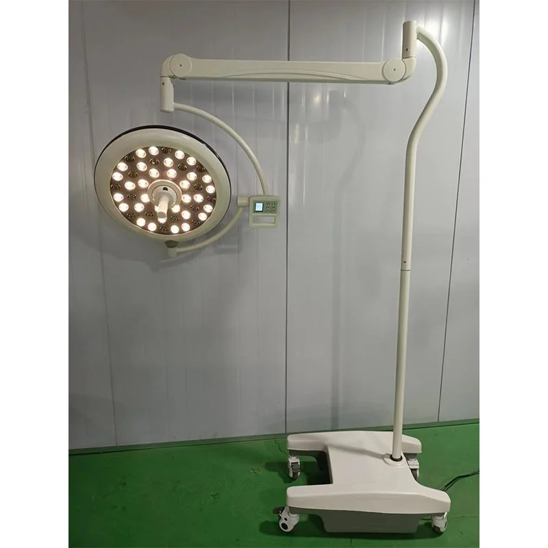 Schattenlose OP-Lampen Veterinär Medical Portable Light LED Mobile Betriebslampe Kaltlicht