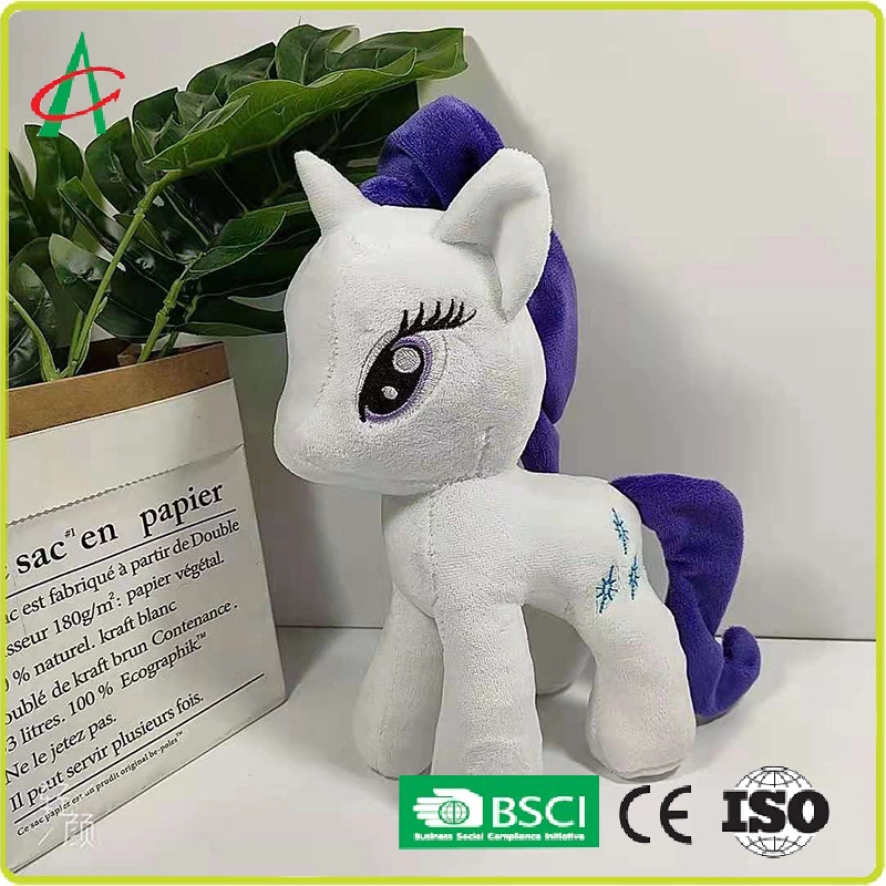 New Pony Cute Plush Toy Poly Pony Doll Unicorn Doll Girl and Children&prime; S Birthday Gift