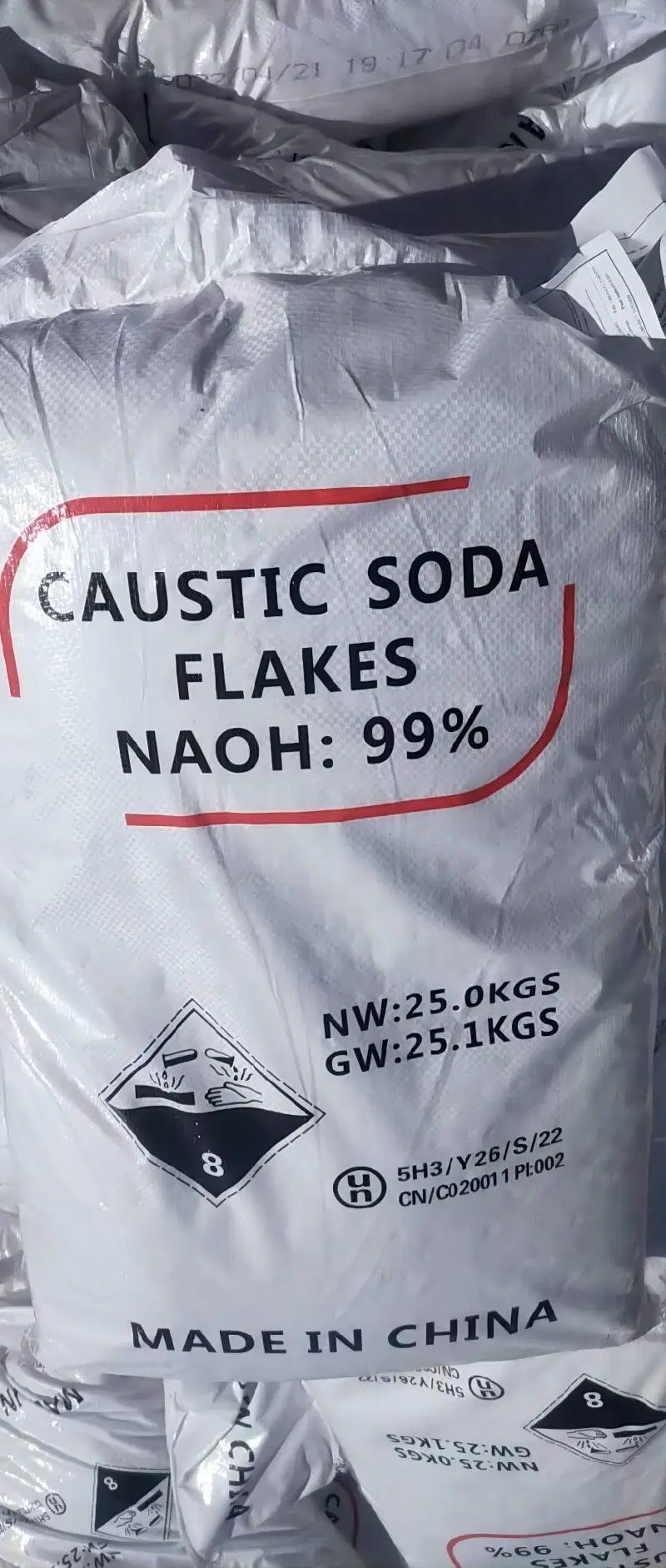 Cellule de Naoh de qualité Super l'eau salée de l'électrolyse de la soude caustique de qualité industrielle