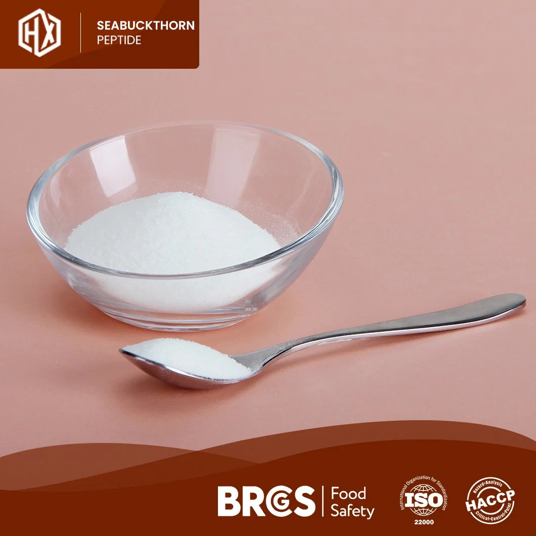 Haoxiang Meal Supplement Body Building Protein China High Purity Water Soluble Seabuckthorn Collagen Powder Peptide for Skin-Whitening and Anti-Wrinkle